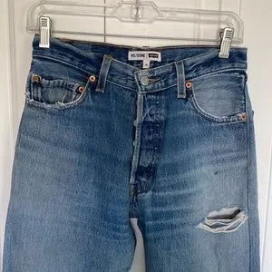 Re Done/Levis ストレートデニム26インチ Re/Done | Jeans | Redone Levis Size 26 | Poshmark